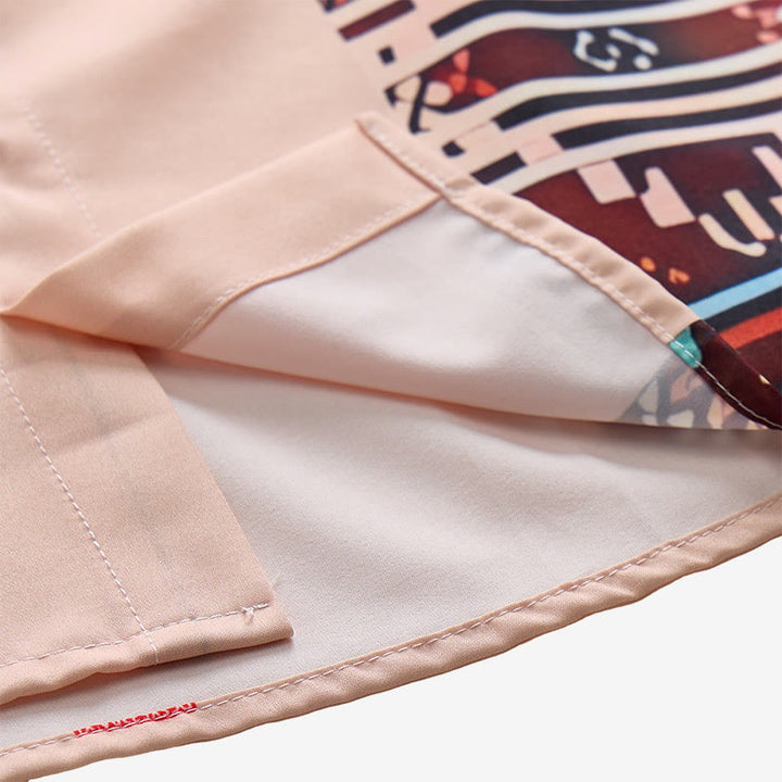 Herren-Freizeithemd mit Vintage-Lasso-Cowboy-Print und kurzen Ärmeln - image 8