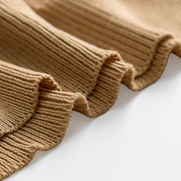 Herren-Poloshirt mit halbem Reißverschluss und kurzen Ärmeln, geometrischem Strickmuster - image 10