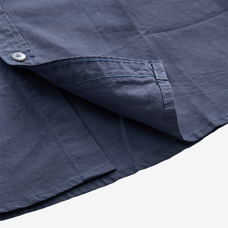 Streetwear Kurzarmhemd mit Wolkenstickerei - image 8