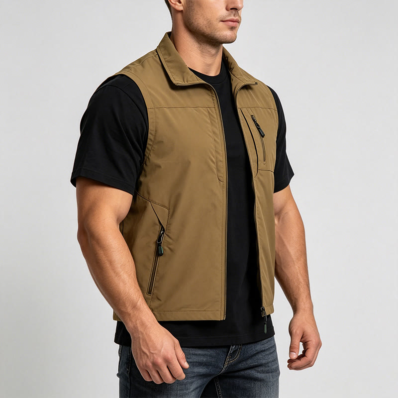 Leichte, schnelltrocknende Angelweste für Herren – ideal für Outdoor-Aktivitäten. - image 2