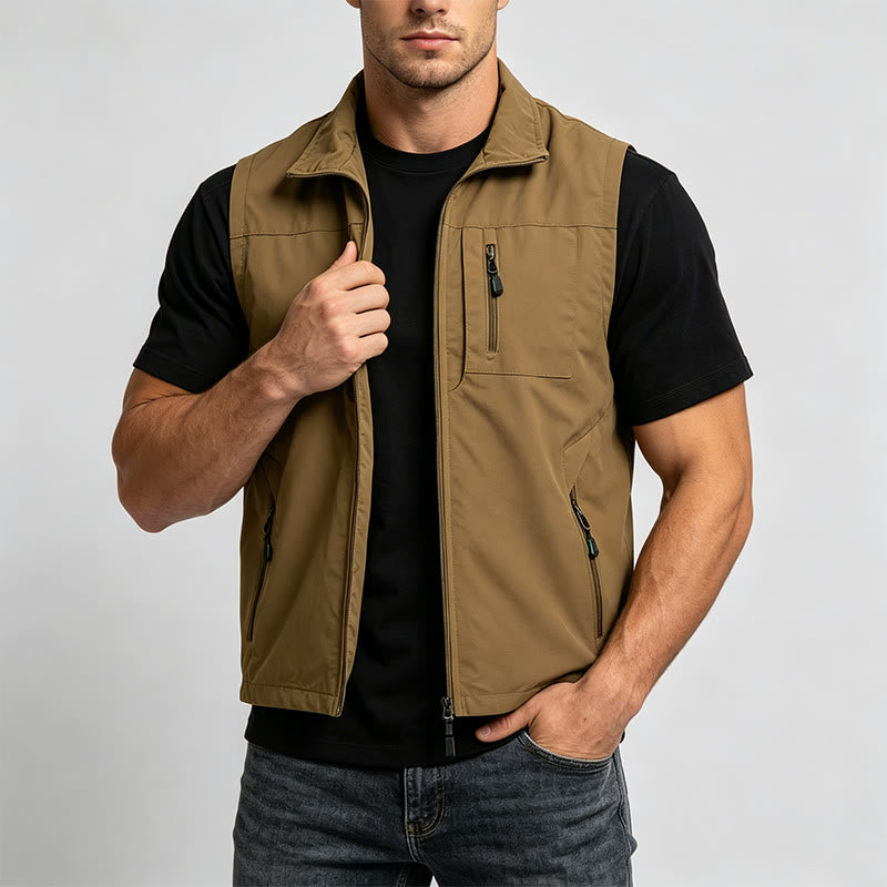 Leichte, schnelltrocknende Angelweste für Herren – ideal für Outdoor-Aktivitäten. - image 1