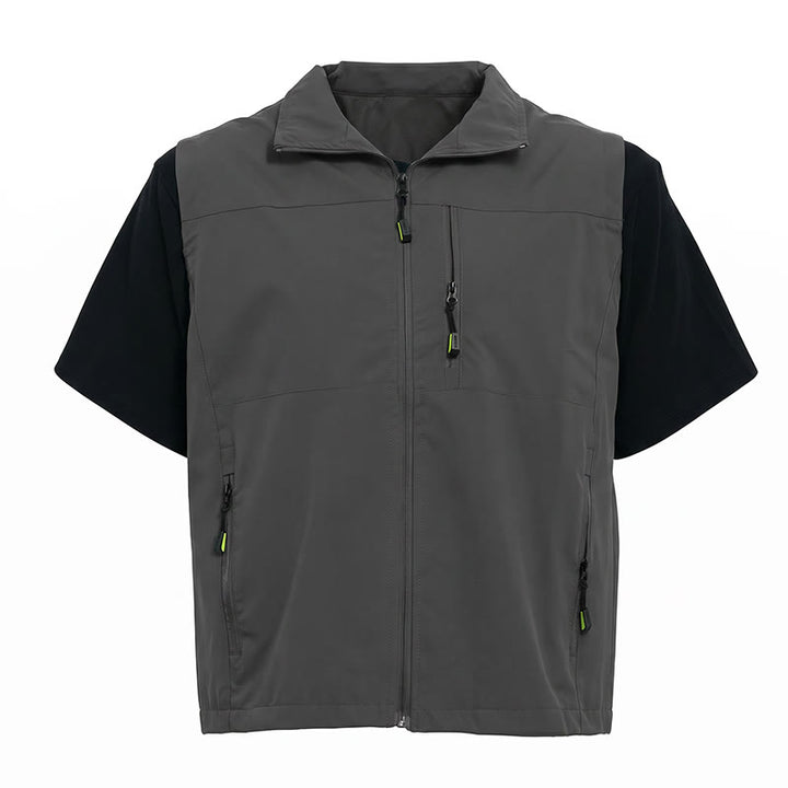 Minimalistische, leichte Outdoor-Weste für Herren mit vielen Taschen - image 11