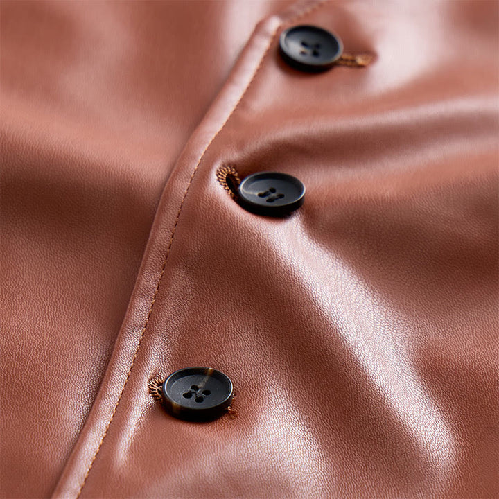 Zeitlose Herren-Lederweste im Western-Stil - image 7