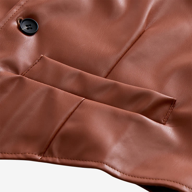 Zeitlose Herren-Lederweste im Western-Stil - image 8