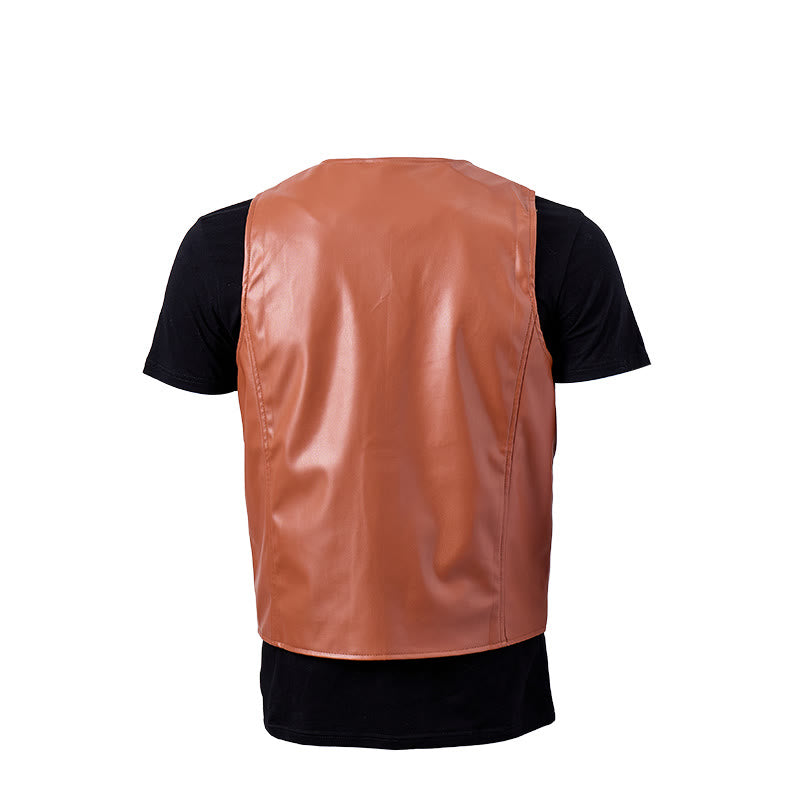 Zeitlose Herren-Lederweste im Western-Stil - image 11
