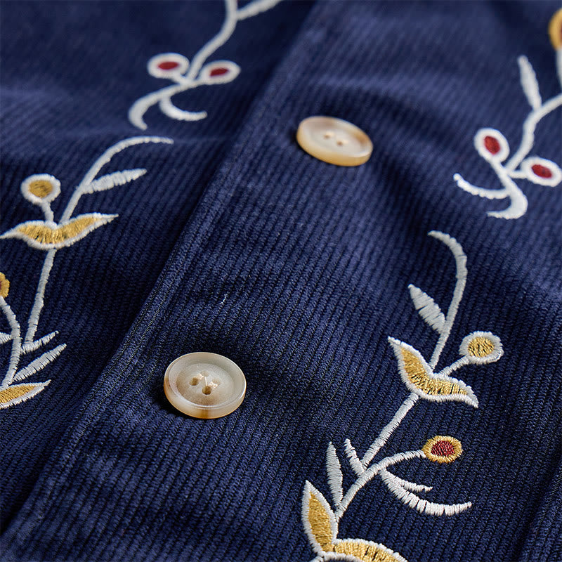 Elegante Herren-Anzugweste mit floraler Rankenstickerei - image 7