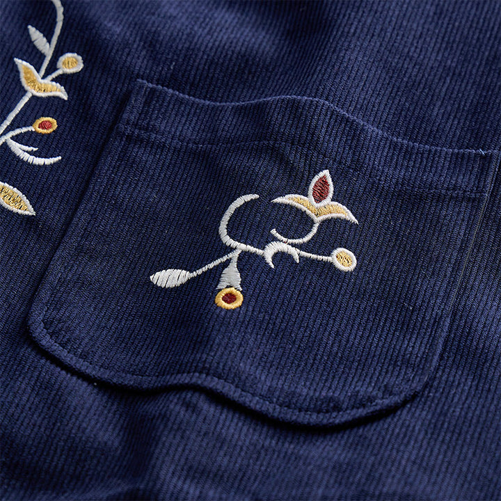 Elegante Herren-Anzugweste mit floraler Rankenstickerei - image 8
