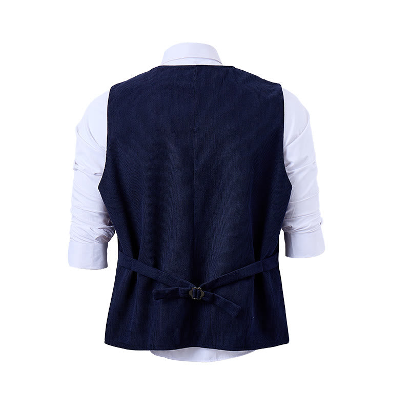 Elegante Herren-Anzugweste mit floraler Rankenstickerei - image 12
