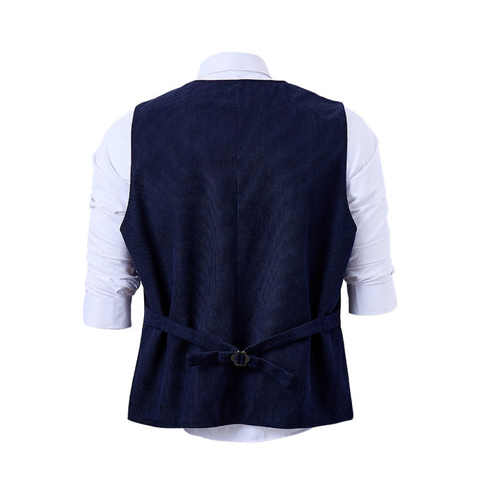 Elegante Herren-Anzugweste mit floraler Rankenstickerei - image 12