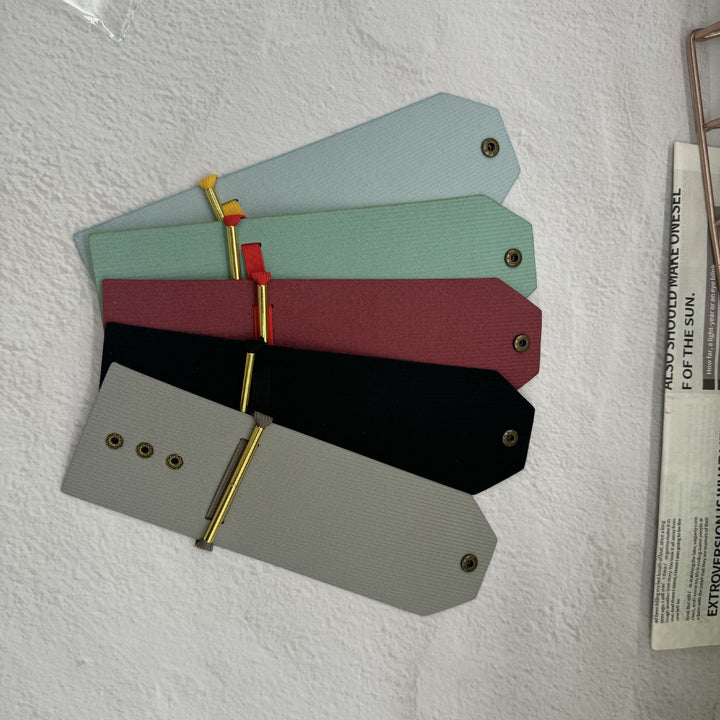 Minimalistische EDC-Geldbörse aus Leder mit Druckknopfverschluss - image 8