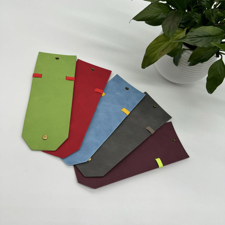 Minimalistische EDC-Geldbörse aus Leder mit Druckknopfverschluss - image 6