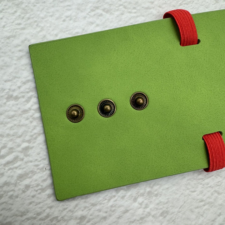 Minimalistische EDC-Geldbörse aus Leder mit Druckknopfverschluss - image 5