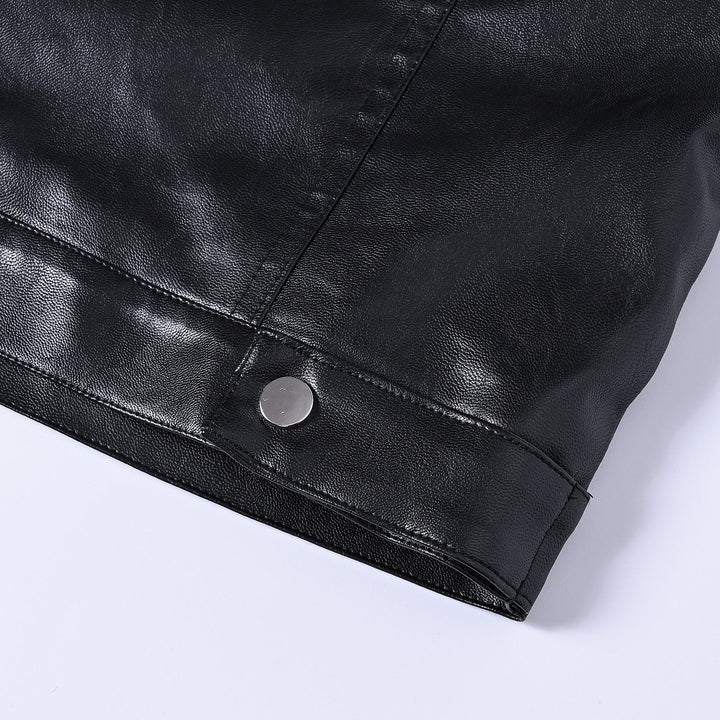Punk-Rock-Biker-Weste aus Kunstleder mit Nieten, ärmellos - image 6