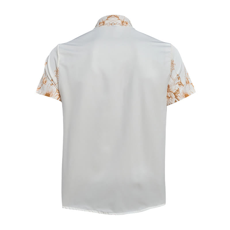 Hemd mit modernem Gentleman-Barock-Blumenmuster - image 10