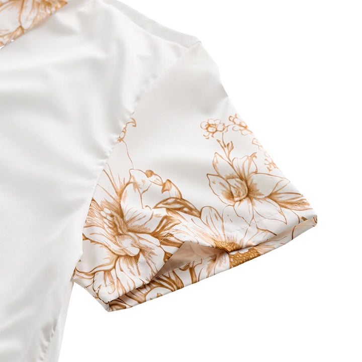 Hemd mit modernem Gentleman-Barock-Blumenmuster - image 8