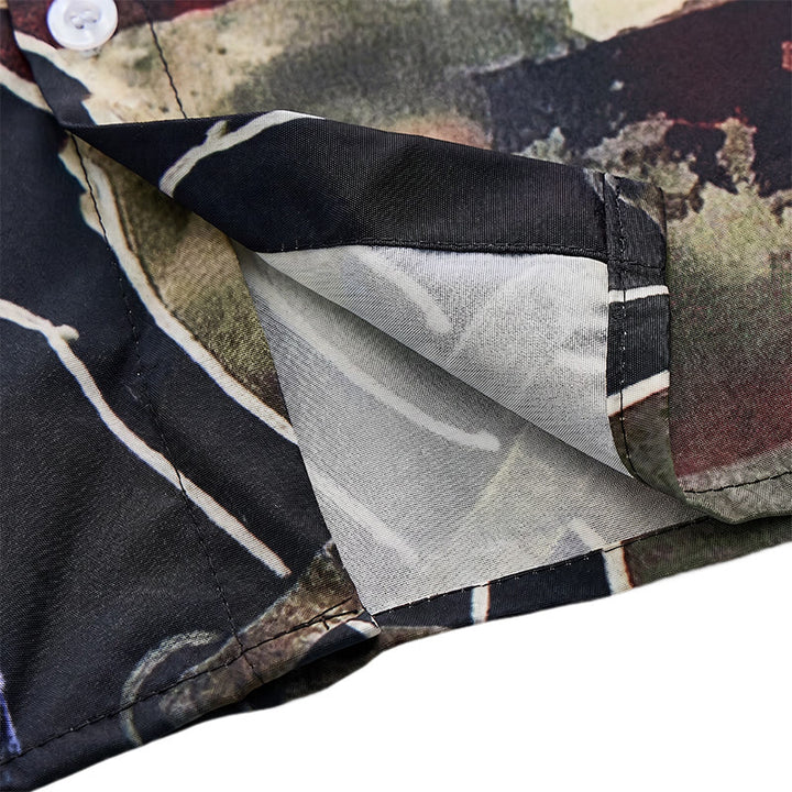 Patriotisches Hemd mit Adler- und amerikanischem Flaggenmotiv im Split-Design - image 6