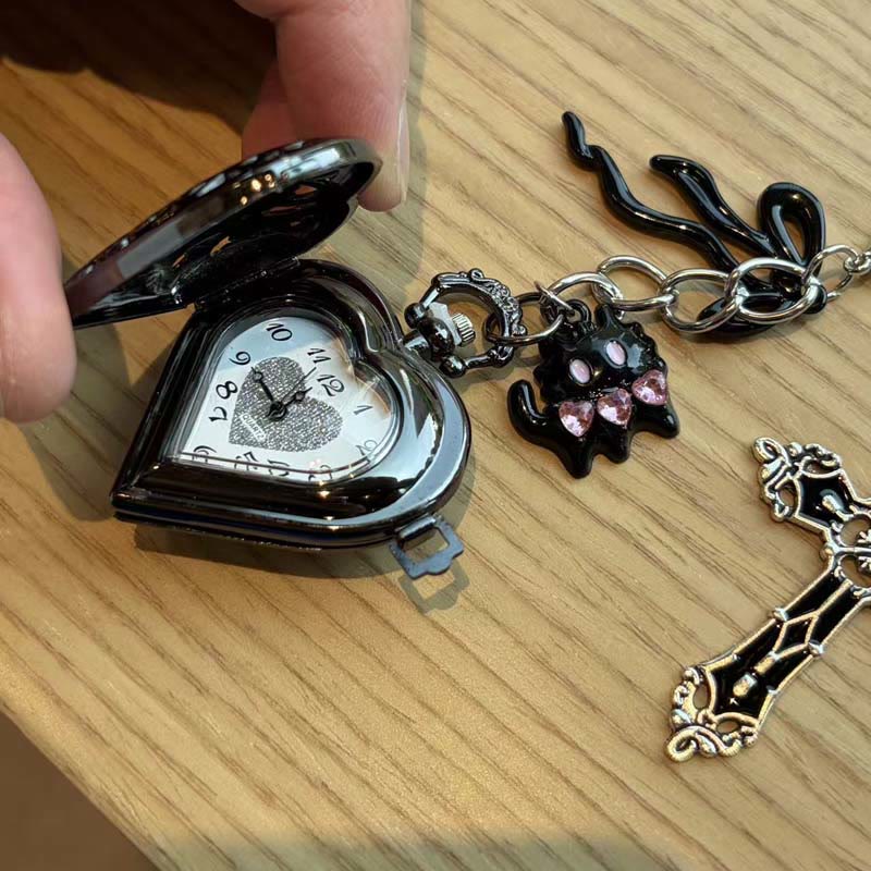 Modische Deko-Ornament-Taschenuhr mit Anhängern - image 28