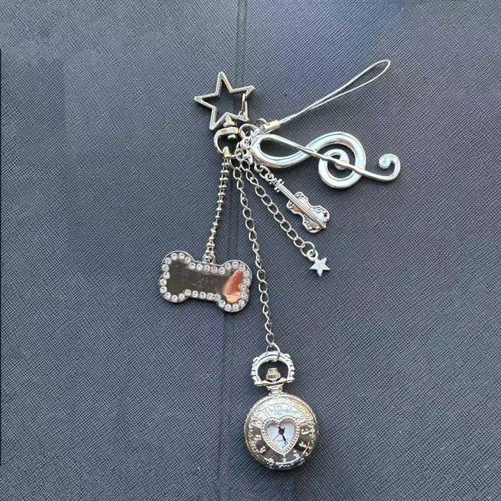 Modische Deko-Ornament-Taschenuhr mit Anhängern - Stil Nr. 5 - image 10
