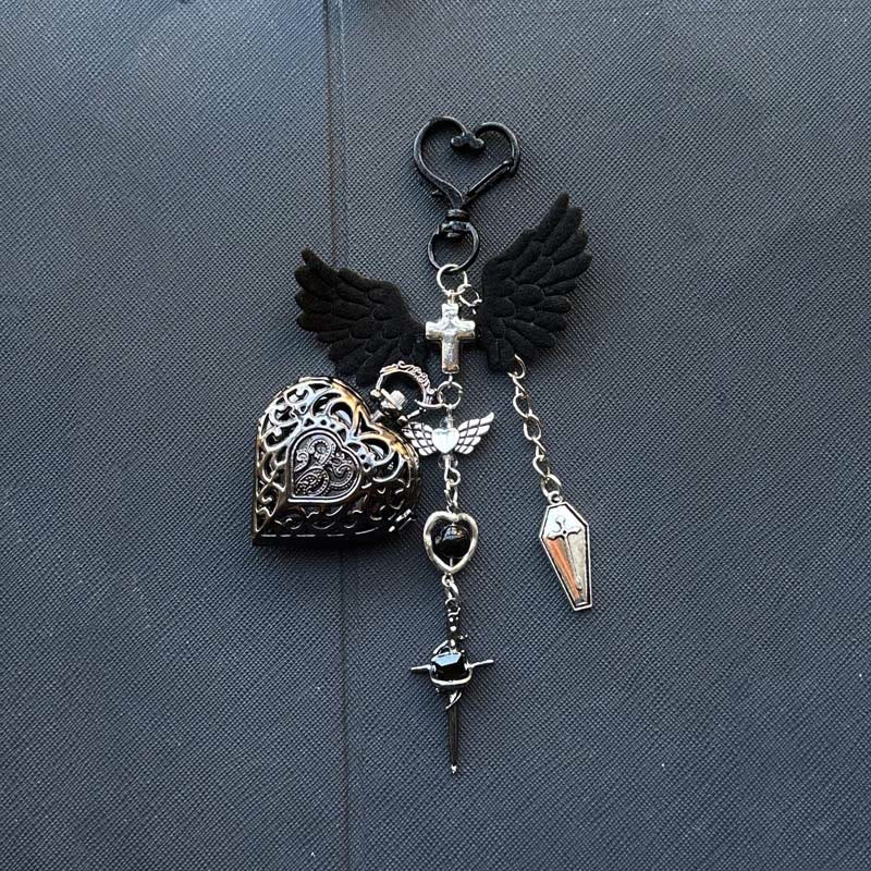 Modische Deko-Ornament-Taschenuhr mit Anhängern - Stil Nr. 7 - image 12