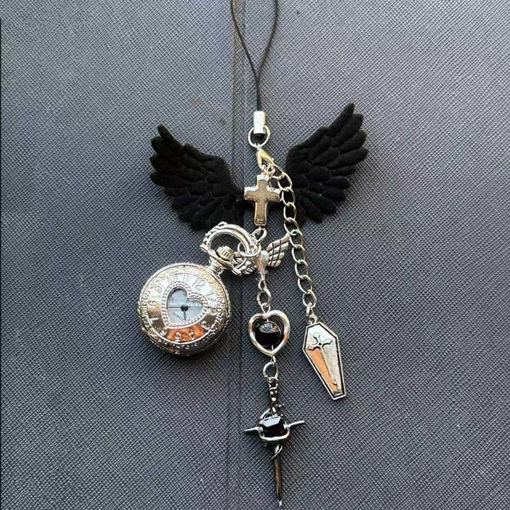 Modische Deko-Ornament-Taschenuhr mit Anhängern - Stil Nr. 8 - image 13