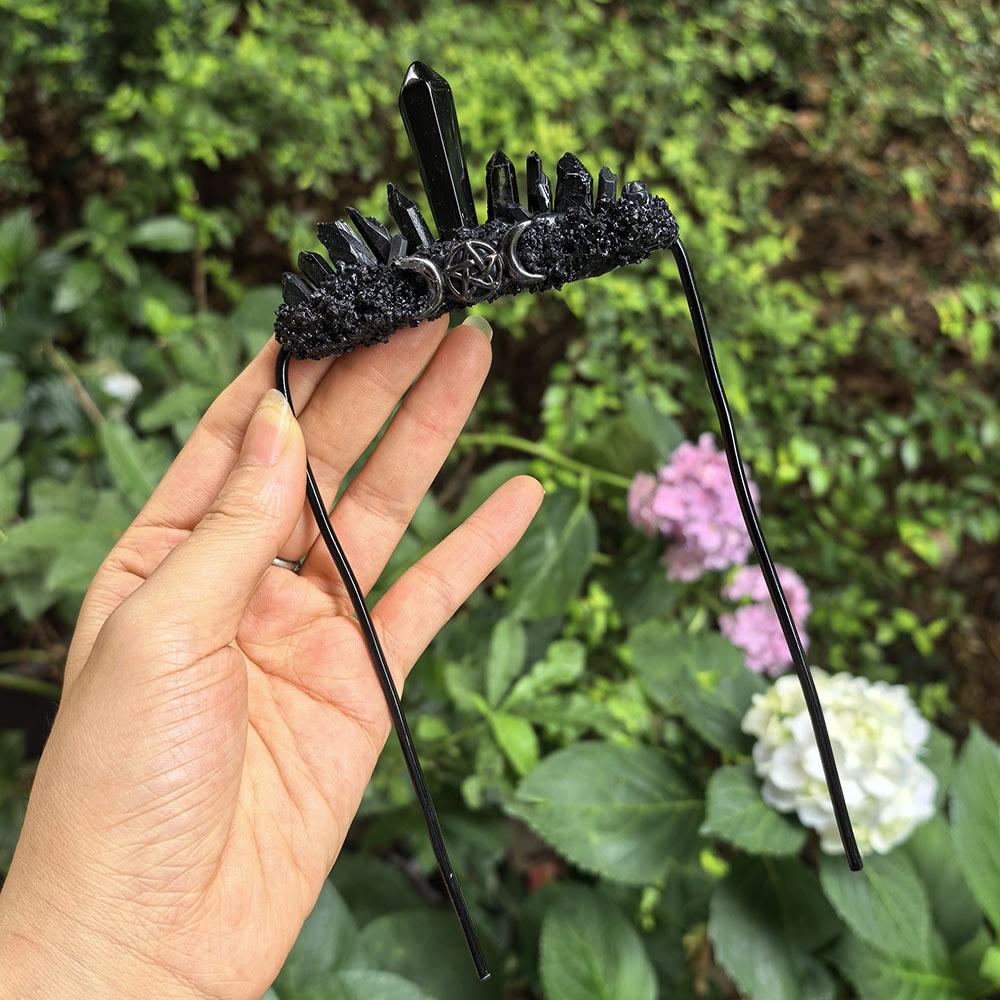 Einstecknadel aus Naturkristall im Zauberwald-Stil - Stil Nr. 15 - image 15
