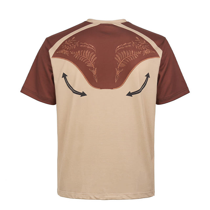 Vintage Henley-Shirt im Westernstil mit Aztekenmuster für Herren - image 10