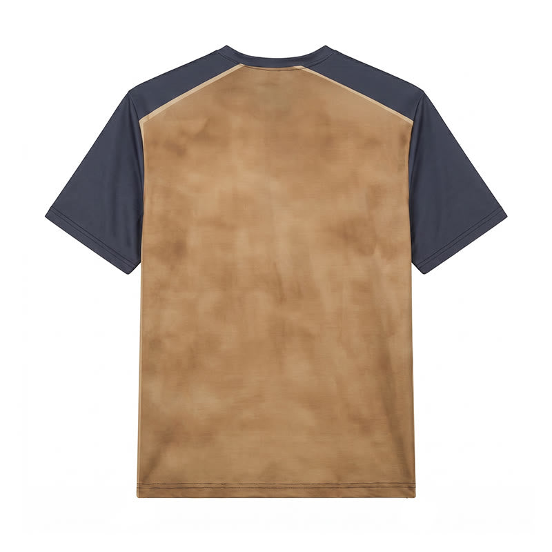 Vintage Henley-Hemd für Herren mit zweifarbigem Western-Bullenprint - image 10