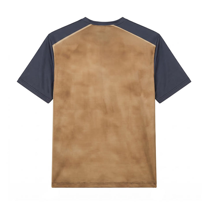 Vintage Henley-Hemd für Herren mit zweifarbigem Western-Bullenprint - image 10