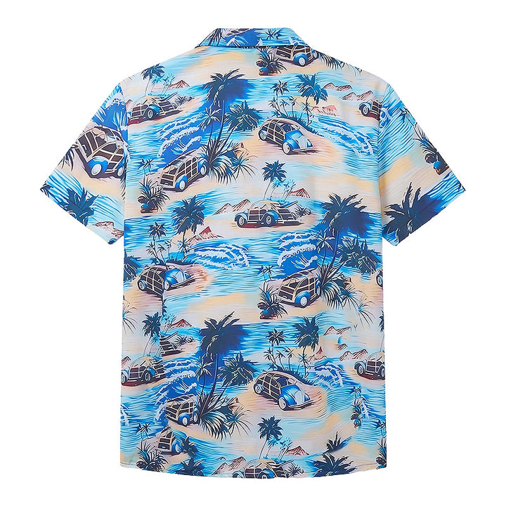 Herren-Sommerhemd für Strandurlaub im Hawaii-Stil mit Knöpfen - image 10
