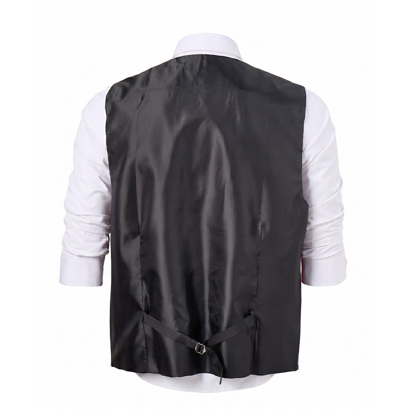 Herren-Allround-Set mit Weste im Paisley-Muster, 3-in-1-Anzugweste - image 16