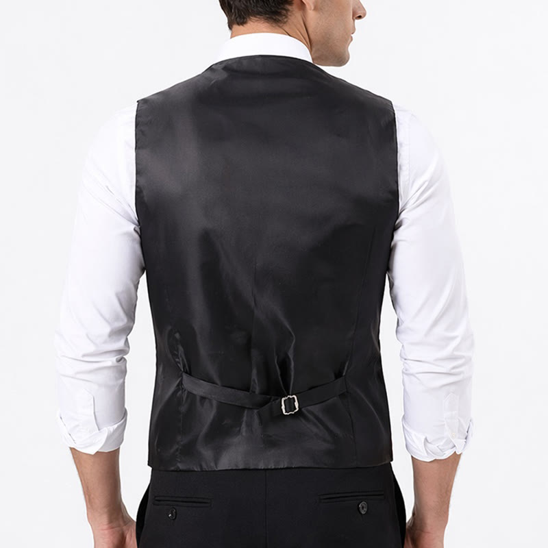 Herren-Allround-Set mit Weste im Paisley-Muster, 3-in-1-Anzugweste - image 3