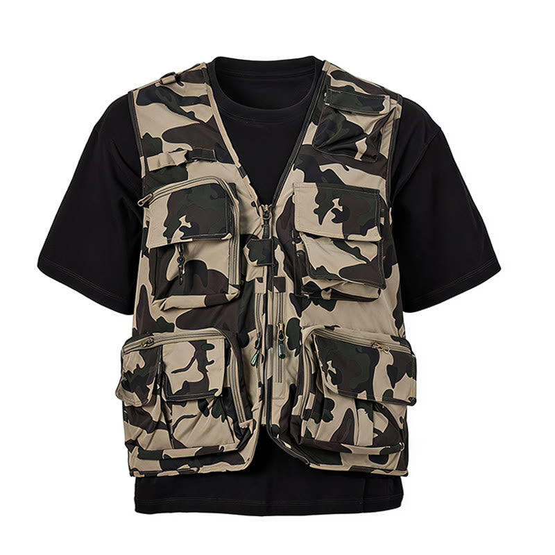 Tarn-Jagdweste mit mehreren Taschen, leichtem Netzfutter - image 9
