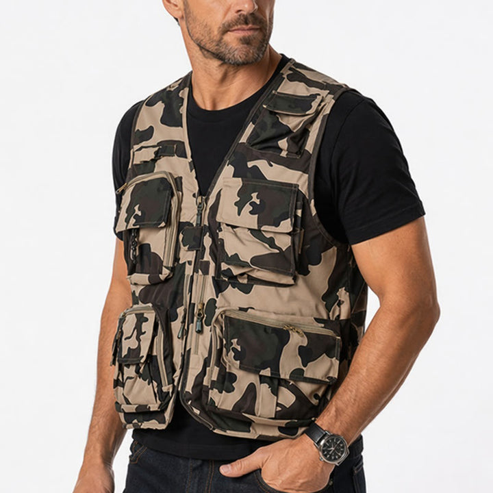 Tarn-Jagdweste mit mehreren Taschen, leichtem Netzfutter - image 3