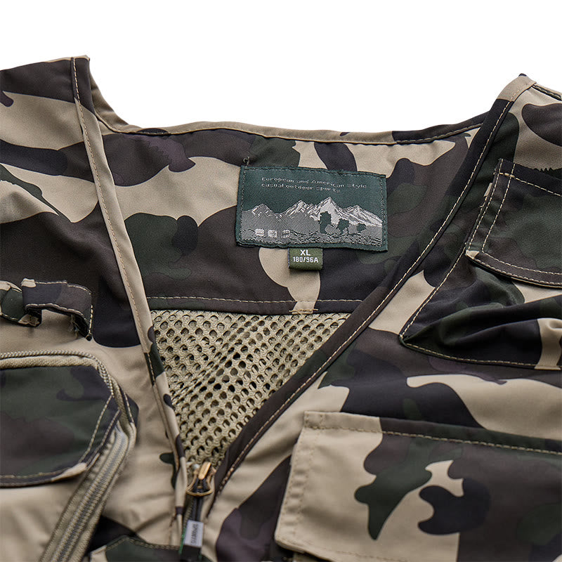 Tarn-Jagdweste mit mehreren Taschen, leichtem Netzfutter - image 4