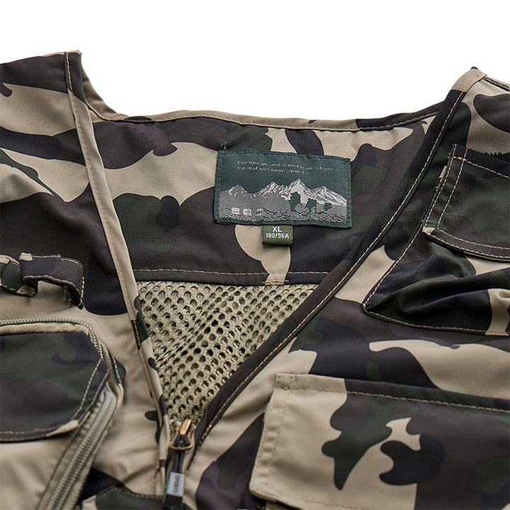 Tarn-Jagdweste mit mehreren Taschen, leichtem Netzfutter - image 4