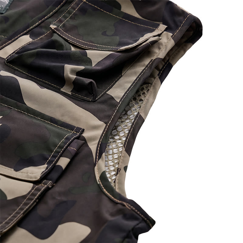 Tarn-Jagdweste mit mehreren Taschen, leichtem Netzfutter - image 8
