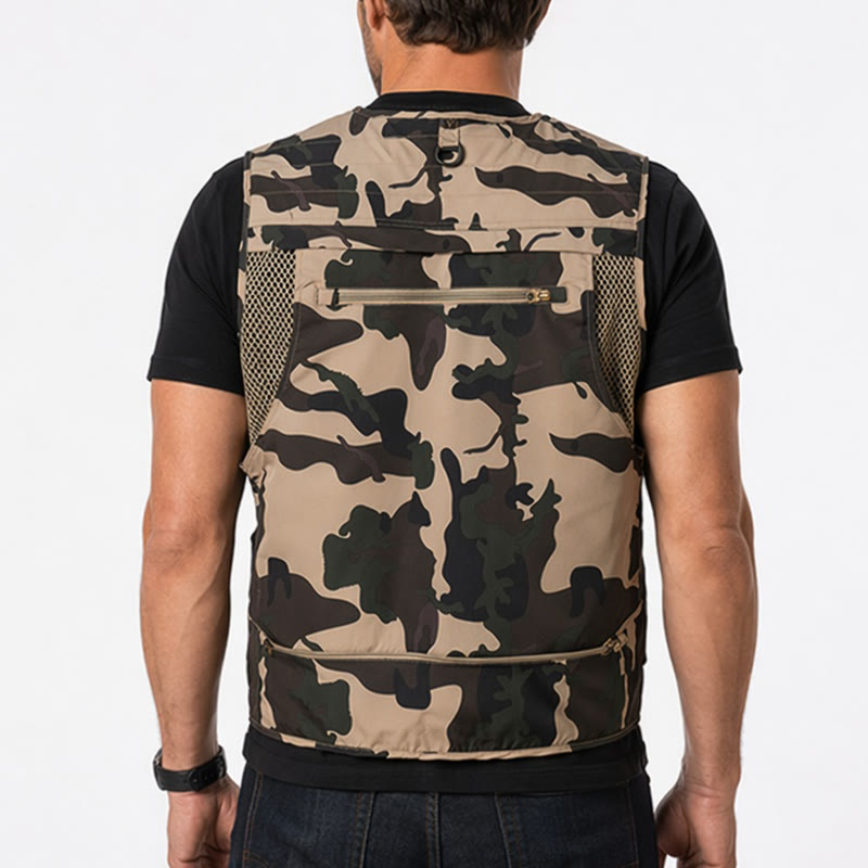 Tarn-Jagdweste mit mehreren Taschen, leichtem Netzfutter - image 2
