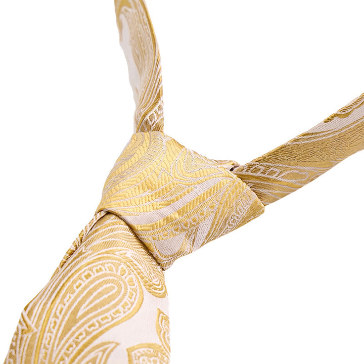 Herren-Weste im Vintage-Paisley-Jacquard-Muster, formelle Anzugweste - image 12