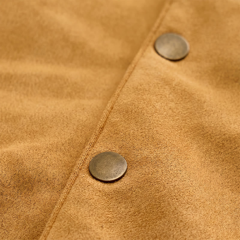Lässige Herrenweste im Western-Wildleder-Look zum Layern - image 6