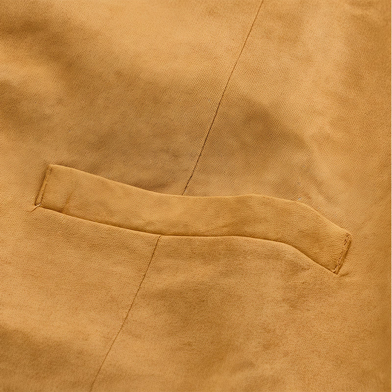 Lässige Herrenweste im Western-Wildleder-Look zum Layern - image 7