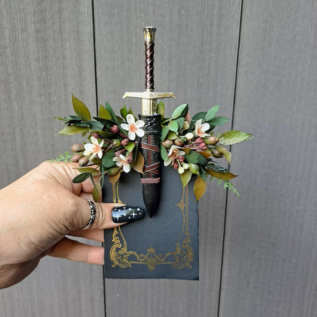 Mittelalterliche Fantasy-Schwert-Boutonnière-Anzugtaschenbrosche - image 1