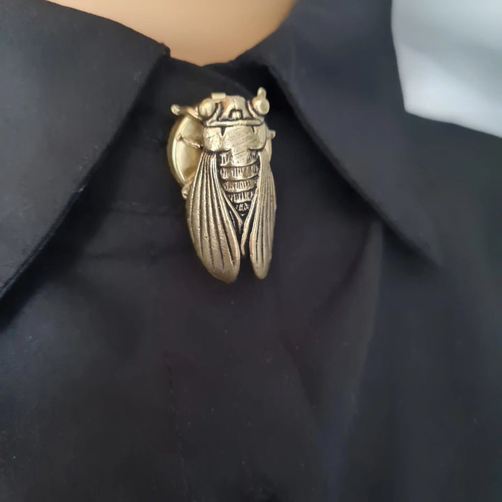 1 Paar Entomologen-Zikaden-Druckknopf-Hemdknopf-Abdeckungen - image 0