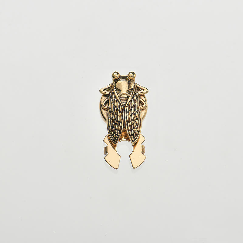1 Paar Entomologen-Zikaden-Druckknopf-Hemdknopf-Abdeckungen - Gold - Stil Nr. 2 - image 4