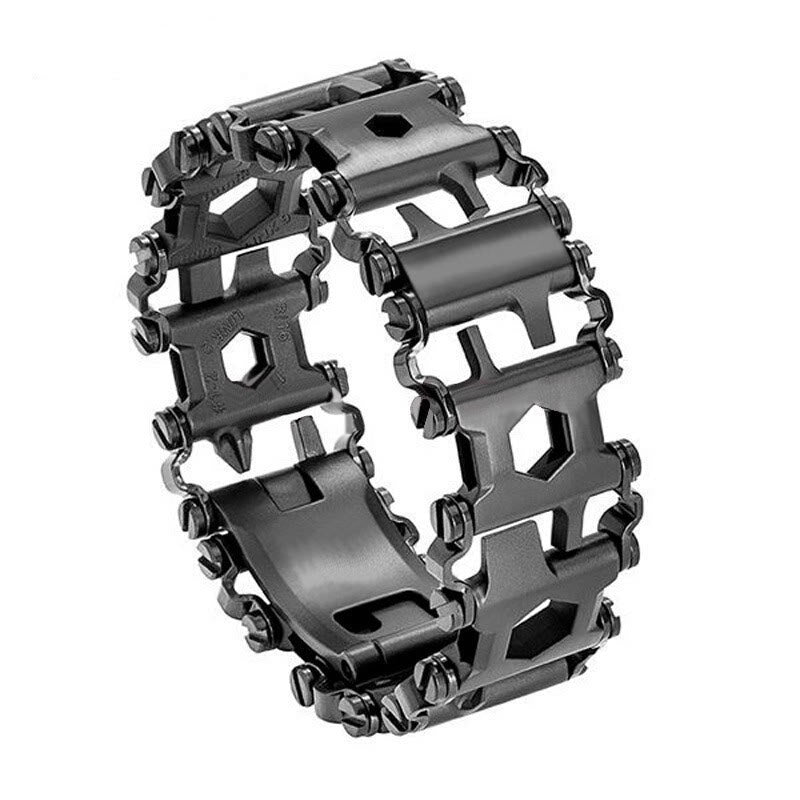 29-in-1 Tragbares taktisches Werkzeugarmband mit Schraubenschlüssel-Set - Armband - Schwarz - image 6