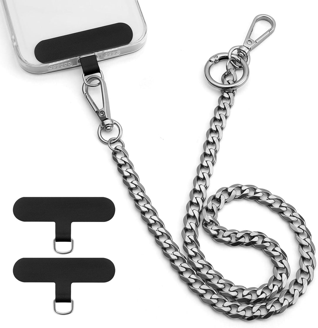 Robuste Diebstahlsicherung für Handys inklusive 2 Handy-Patches - Telefonkette mit 2 Patch - image 1
