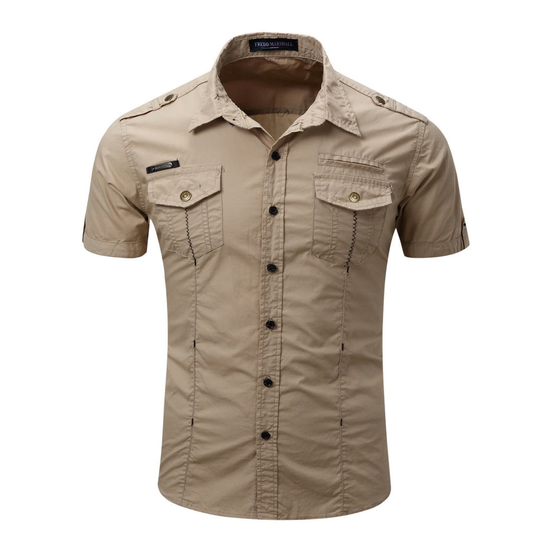 Modernes Arbeitshemd im Militärstil für Herren – ideal für Outdoor-Aktivitäten - image 11