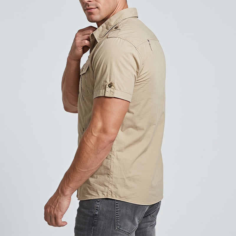 Modernes Arbeitshemd im Militärstil für Herren – ideal für Outdoor-Aktivitäten - image 3