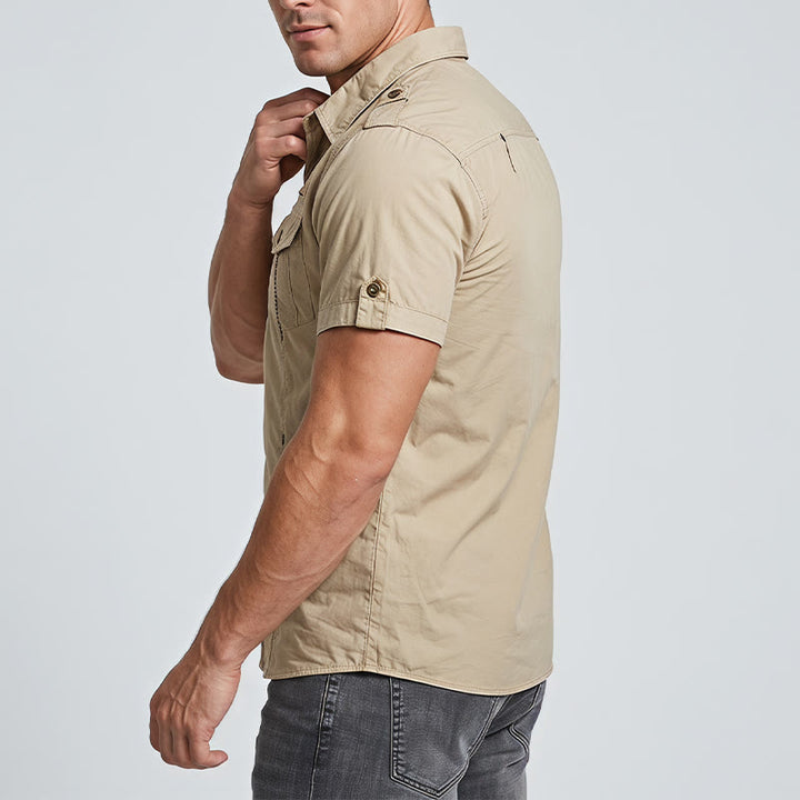 Modernes Arbeitshemd im Militärstil für Herren – ideal für Outdoor-Aktivitäten - image 3