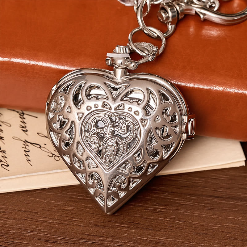 Modische Deko-Ornament-Taschenuhr mit Anhängern - image 2