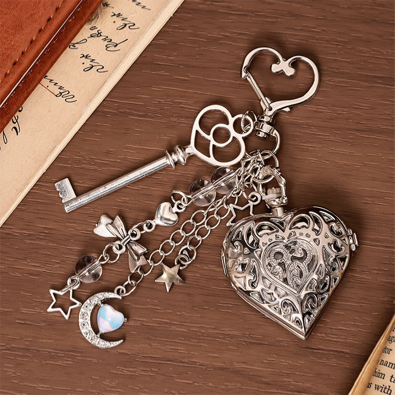 Modische Deko-Ornament-Taschenuhr mit Anhängern - Stil Nr. 1 - image 0